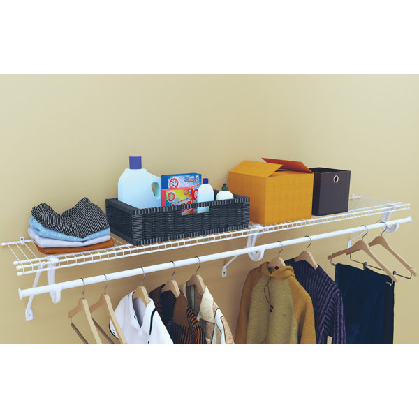 ClosetMaid SuperSlide Closet Shelf Kit With Rod & Reviews | Wayfair